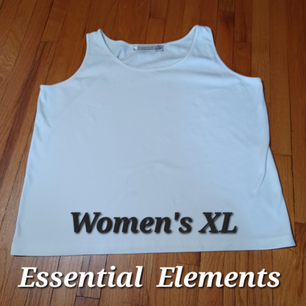 White tank top women's XL